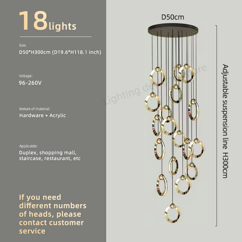 Staircase Chandelier