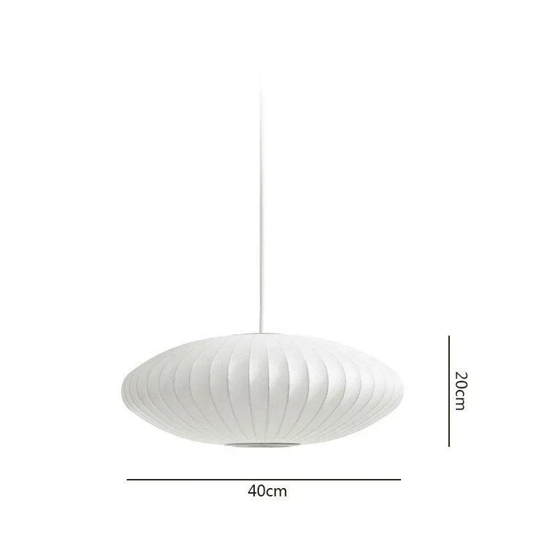 2025 Denmark Design Bubble Silk Pendant Lamp Chandelier Suspension Hanging Light For Dining Living Room Kitchen Island Bedroom L