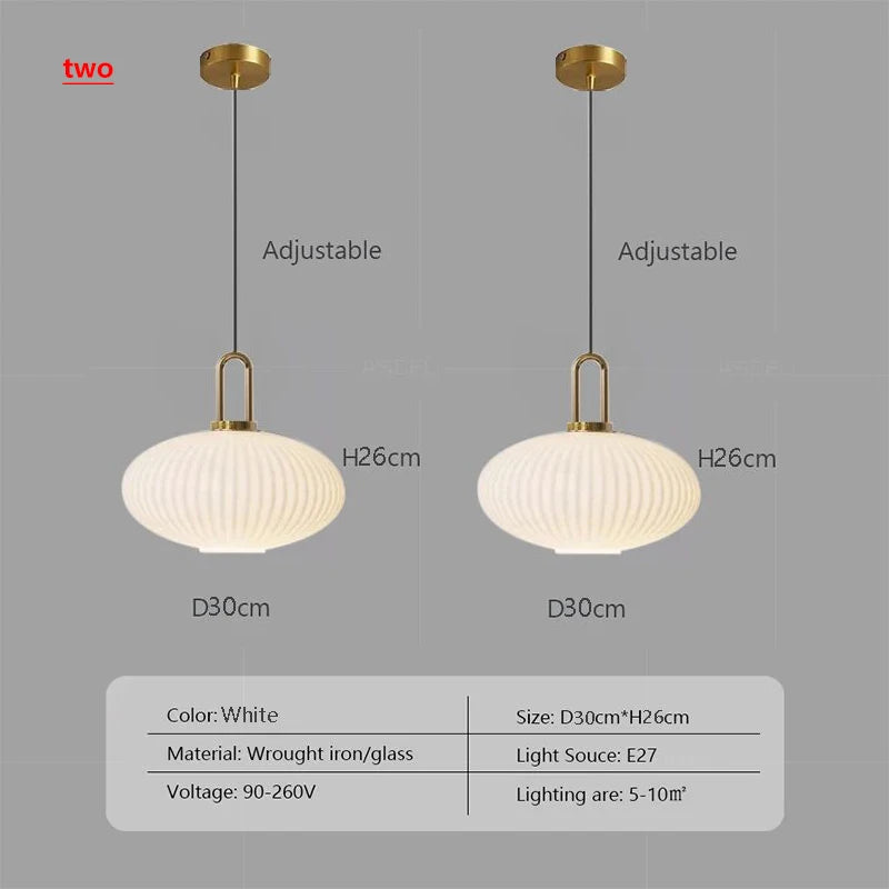 Pumpkin Style Nordic Pendant Light
