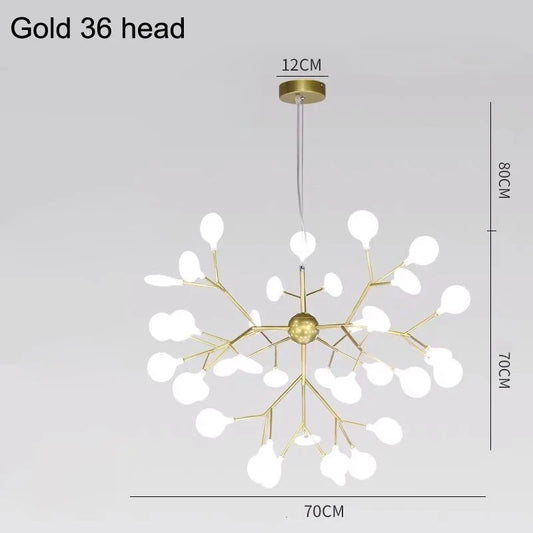 Nordic Modern Firefly Ceiling Chandelier