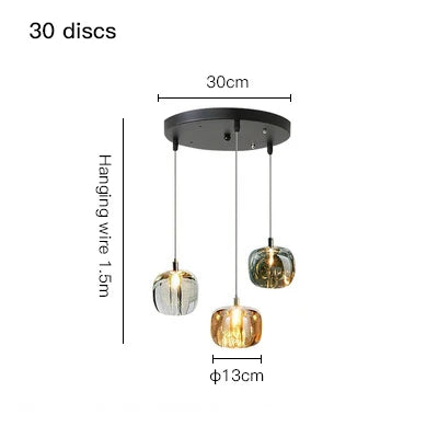 Glass Ceiling Pendant Light