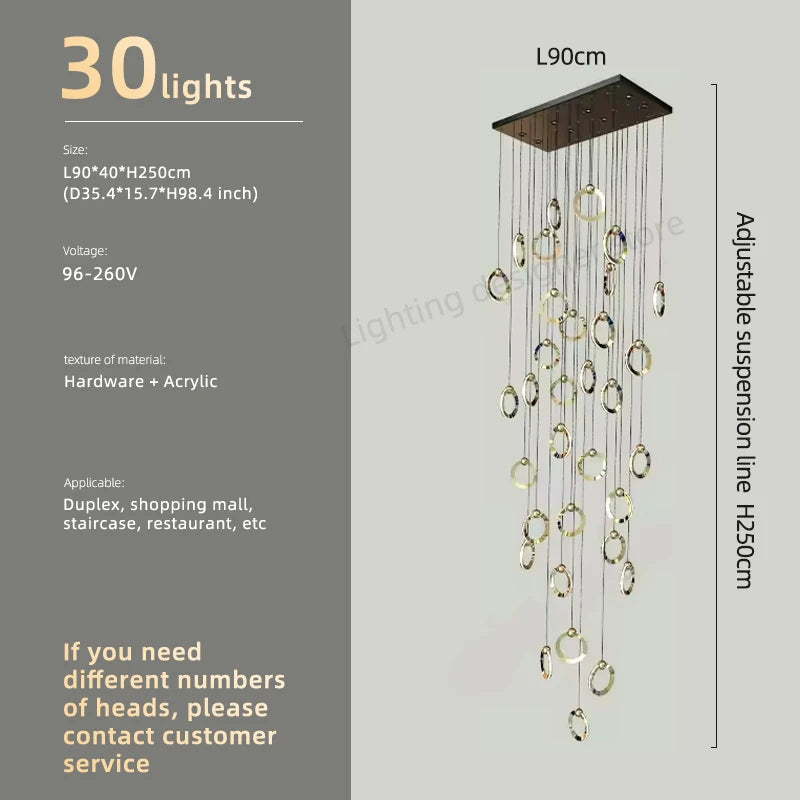 Staircase Chandelier