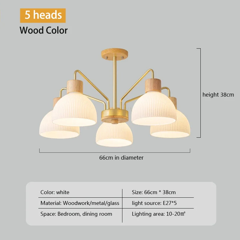 Nordic Living Room LED Ceiling Chandelier
