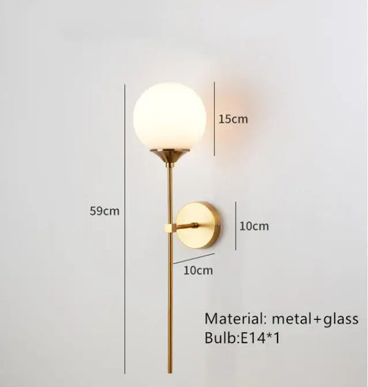 Nordic Milky White Glass Ceiling Chandelier