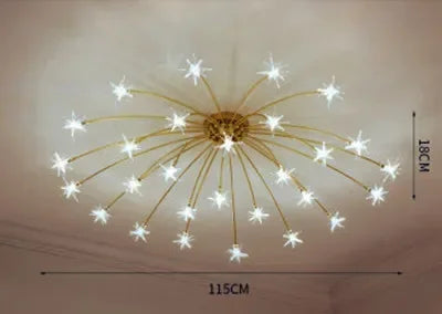 2025 Nordic Sky Star Ceiling Chandelier