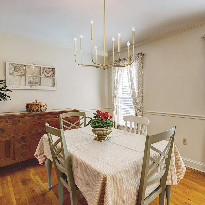 Modern Luxury Iron Branch Chandelier