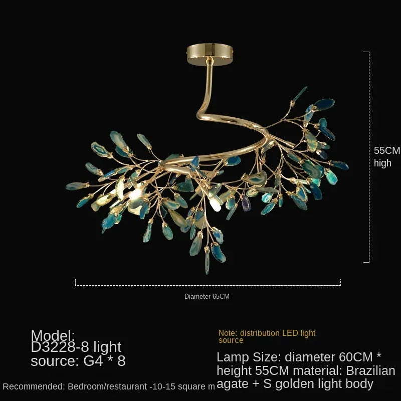 Agate Ceiling Chandelier