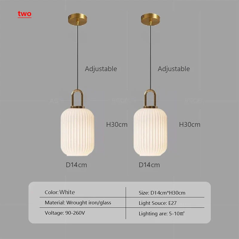 Pumpkin Style Nordic Pendant Light
