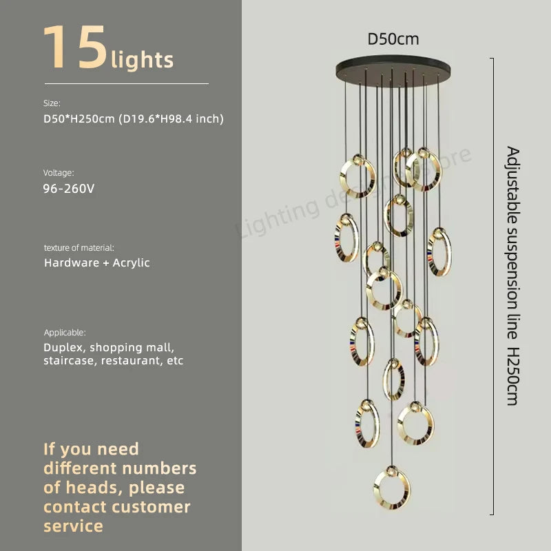 Staircase Chandelier