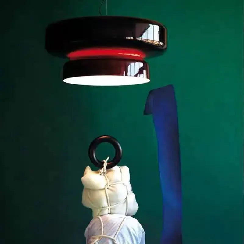 Dining Room Colored Glass Pendant Light