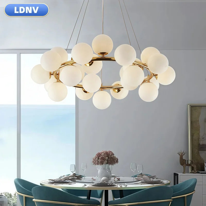 Bubble chandelier light