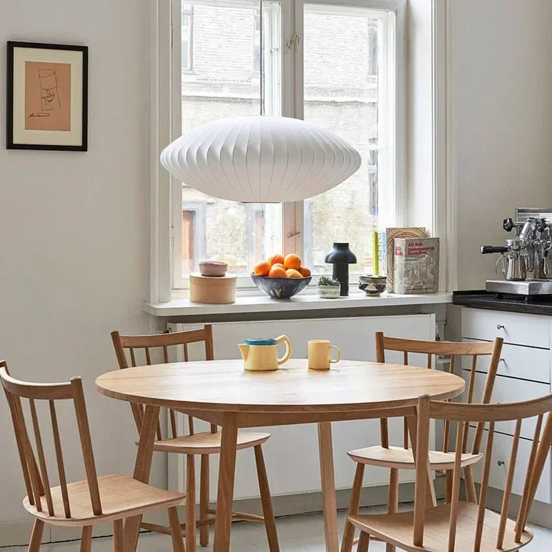 2025 Denmark Design Bubble Silk Pendant Lamp Chandelier Suspension Hanging Light For Dining Living Room Kitchen Island Bedroom L