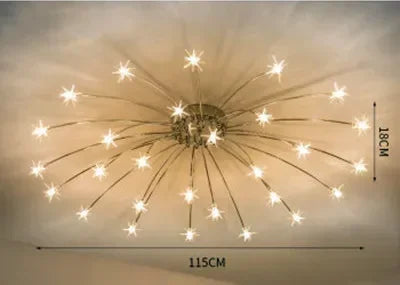 2025 Nordic Sky Star Ceiling Chandelier