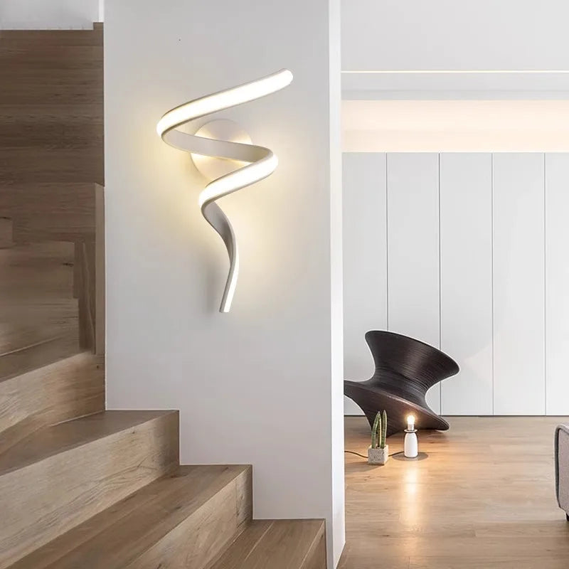 Spiral Sconce LED Wall Light