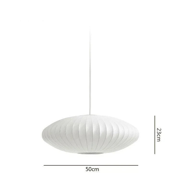 2025 Denmark Design Bubble Silk Pendant Lamp Chandelier Suspension Hanging Light For Dining Living Room Kitchen Island Bedroom L