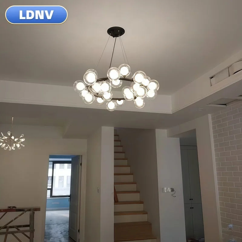 Bubble chandelier light