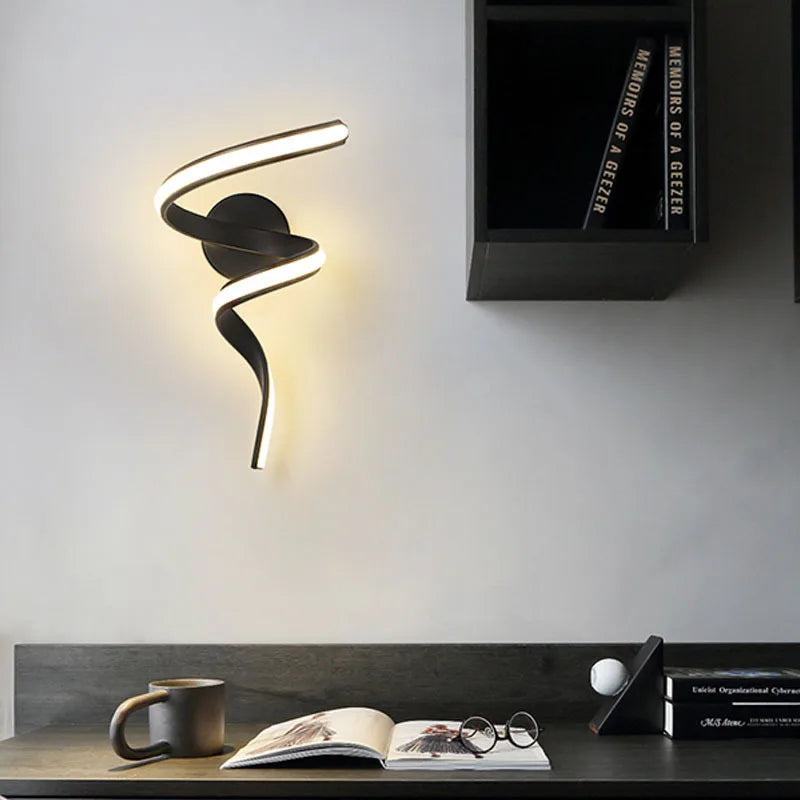 Spiral Sconce LED Wall Light