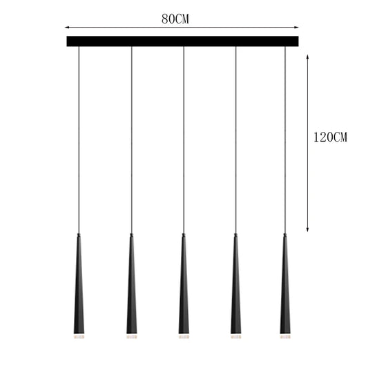 Modern Black Pendant Light