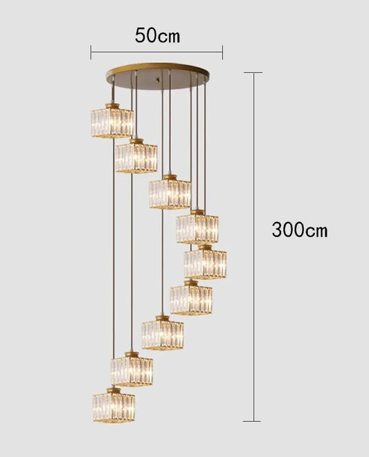 Staircase Ceiling Pendant Chandelier Light