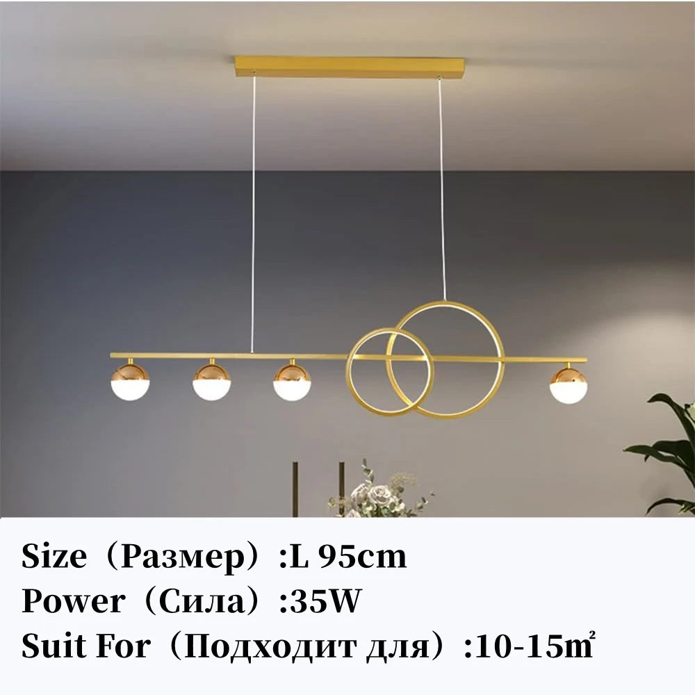 Modern Simple LED Ceiling Chandelier