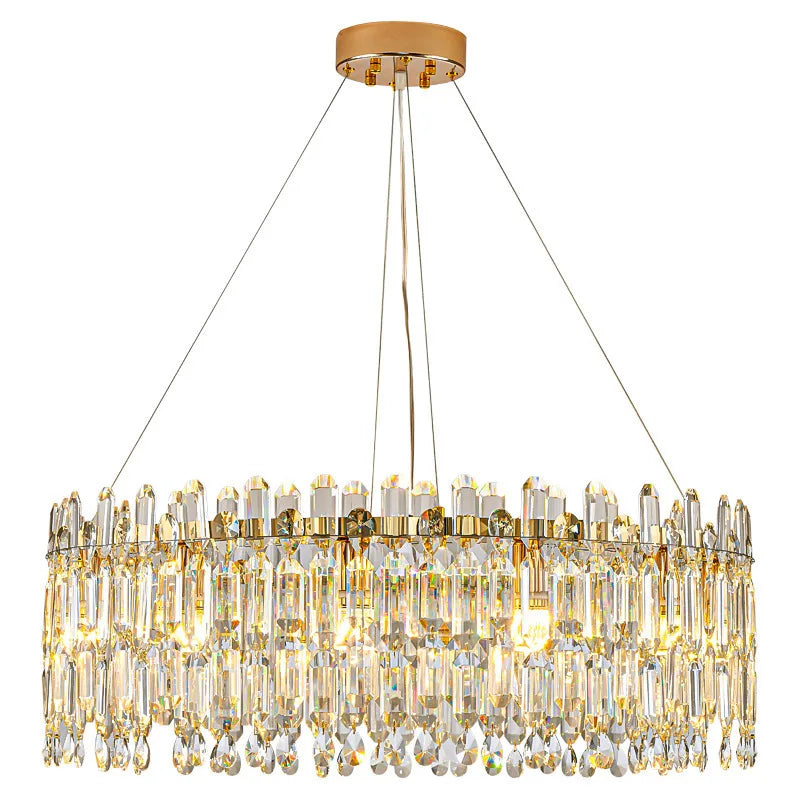 Modern Luxury Crystal Pendant LED Chandelier