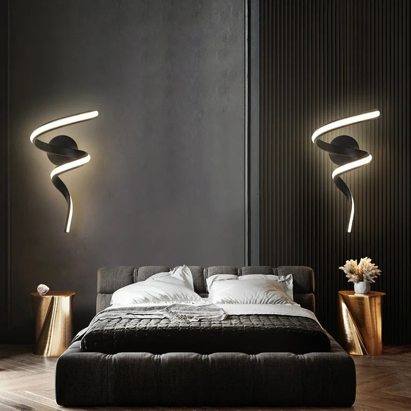 Spiral Sconce LED Wall Light