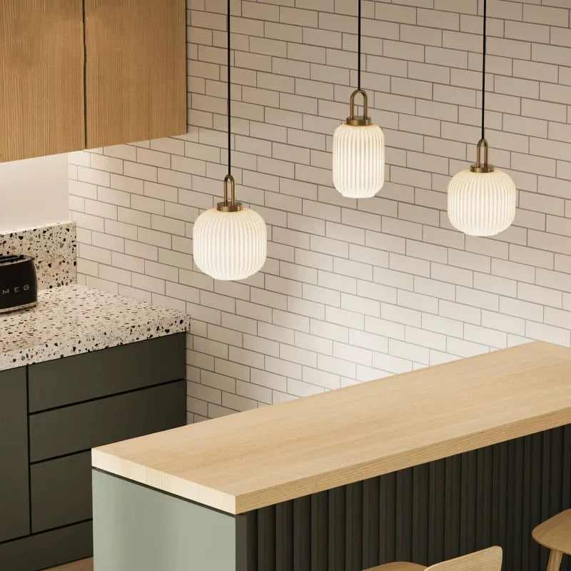 Pumpkin Style Nordic Pendant Light