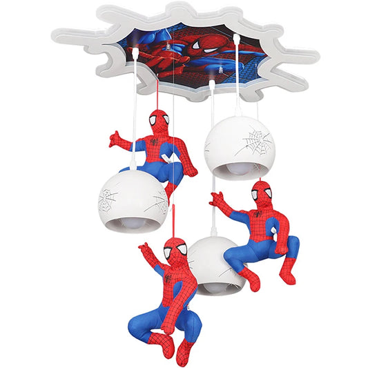 Spiderman Glass Ceiling Chandelier