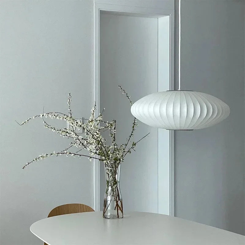 2025 Denmark Design Bubble Silk Pendant Lamp Chandelier Suspension Hanging Light For Dining Living Room Kitchen Island Bedroom L