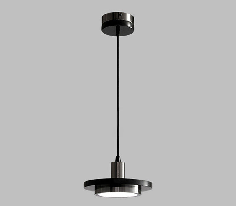 Nordic Round Marble Minimalist Chandelier Ceiling Light black