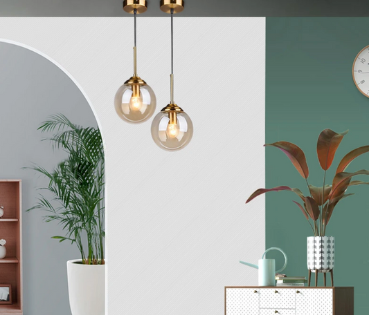 Modern Luxury Glass LED Ceiling Pendant Light