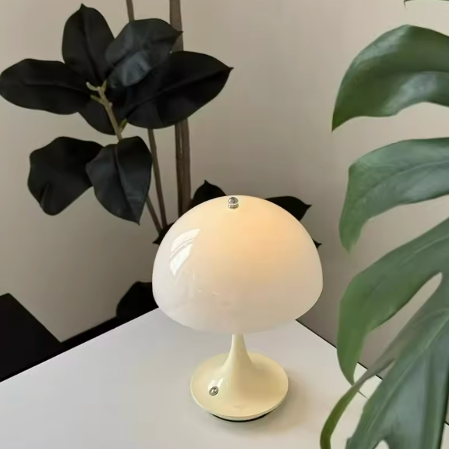 Mushroom Cordless Portable Table Lamp