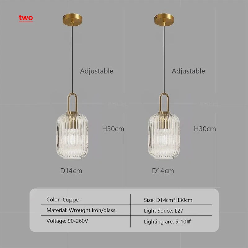 Pumpkin Style Nordic Pendant Light