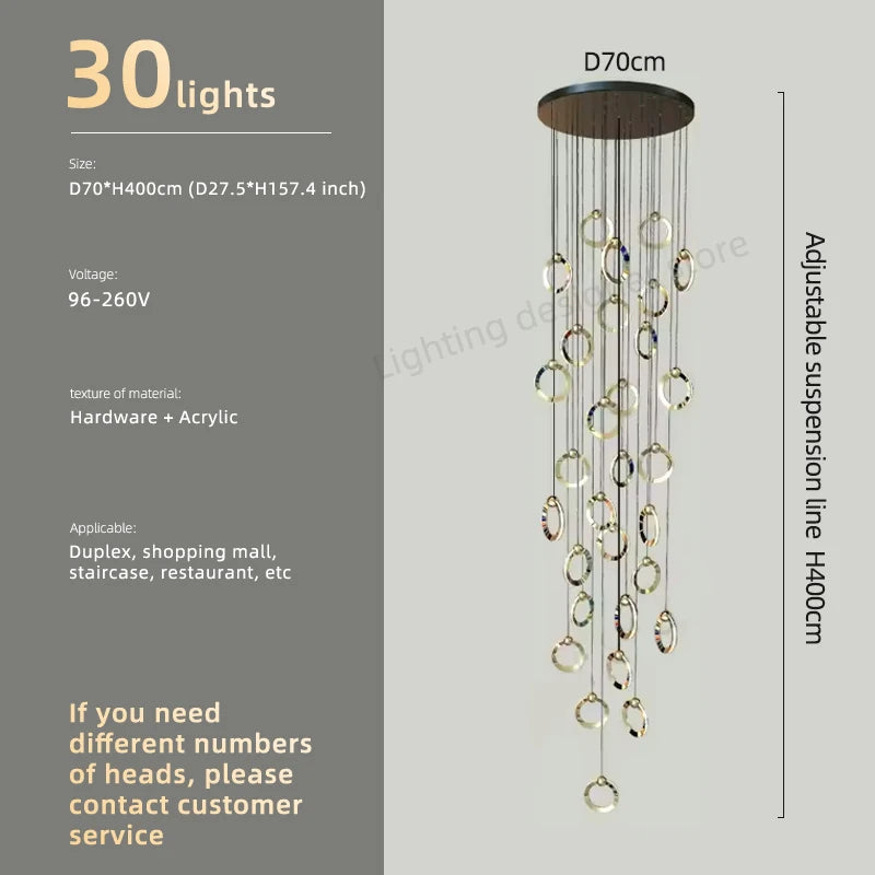Staircase Chandelier