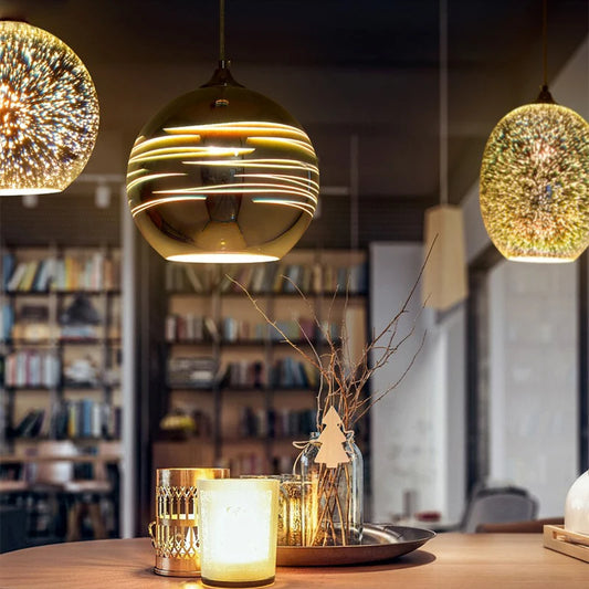 Glass Ball LED Pendant Lamp