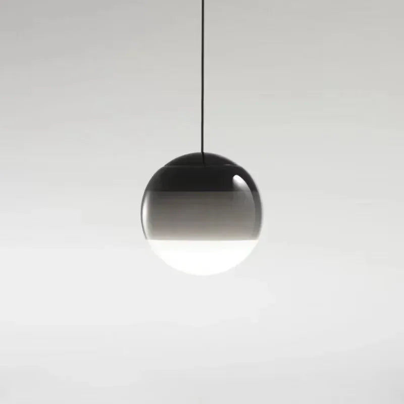 Rainbow Gradient Glass Pendant Light