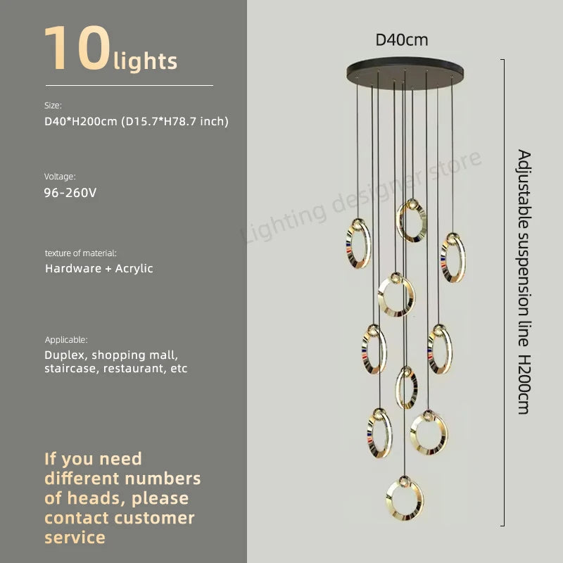 Staircase Chandelier