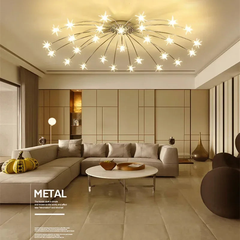 2025 Nordic Sky Star Ceiling Chandelier