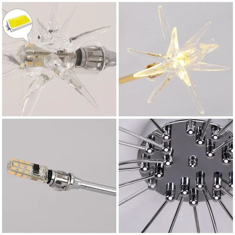2025 Nordic Sky Star Ceiling Chandelier