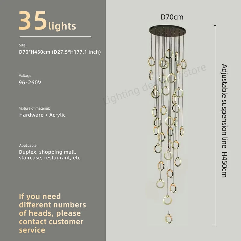 Staircase Chandelier