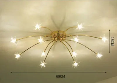 2025 Nordic Sky Star Ceiling Chandelier