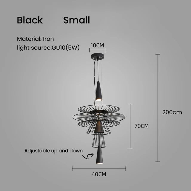 Modern Mesh Metal Pendant Light