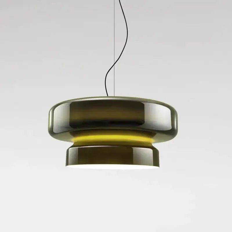 Dining Room Colored Glass Pendant Light
