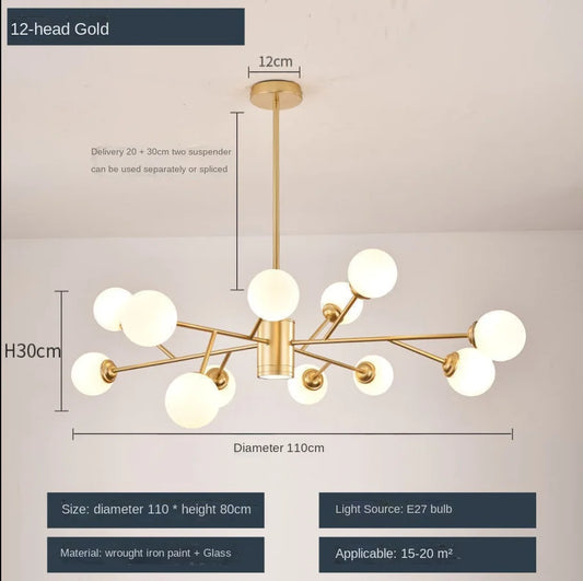 Nordic Tree Branch LED Chandelier