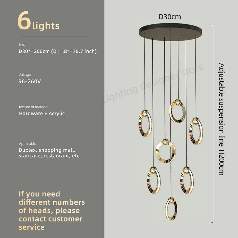 Staircase Chandelier