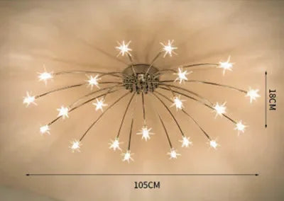 2025 Nordic Sky Star Ceiling Chandelier