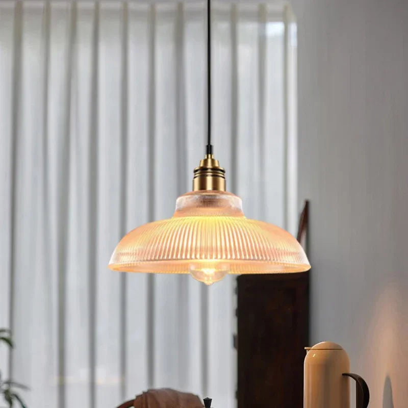 Retro Glass Pendant Celing Light