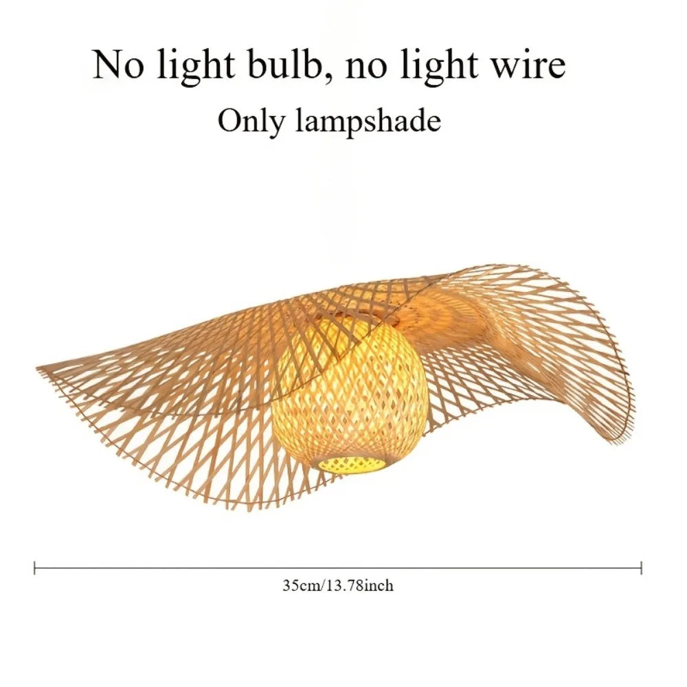 Rattan Woven Bamboo Pendant light