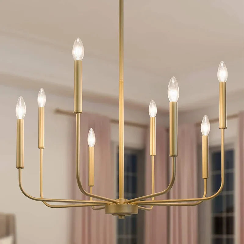 Modern Luxury Iron Branch Chandelier