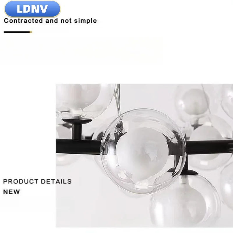 Bubble chandelier light